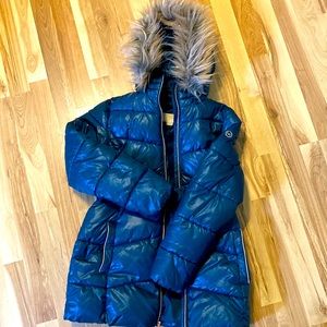 Michael Kors teal girls jacket
